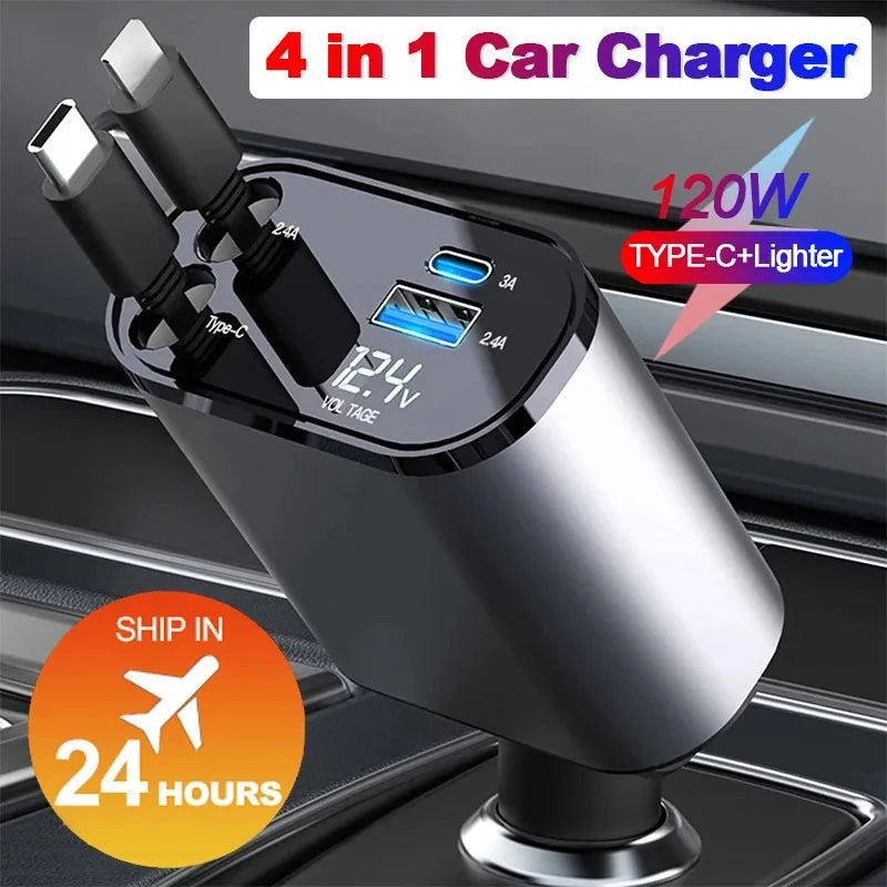 4-in-1 Car Charger