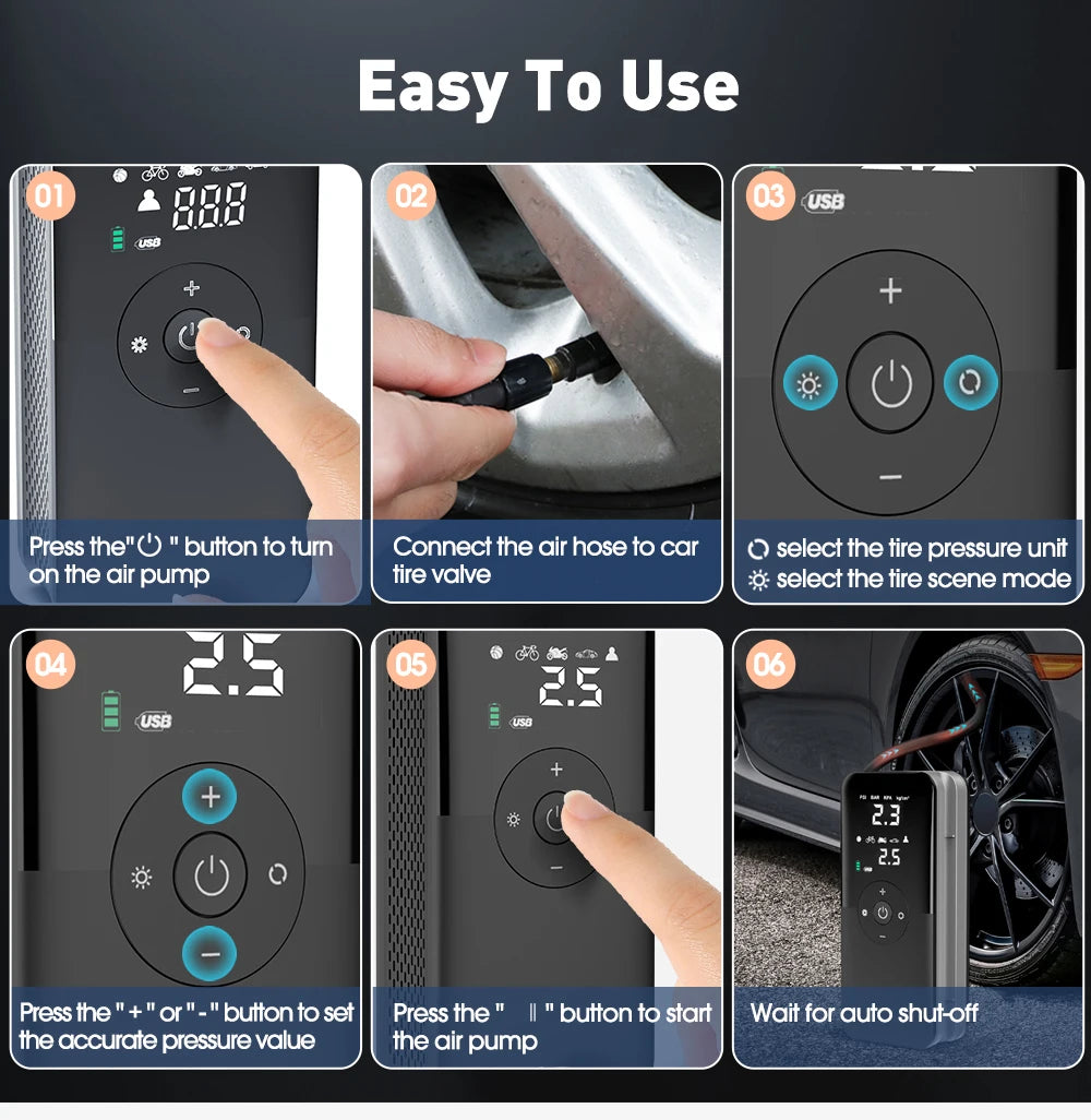 Digital Portable Air Pump